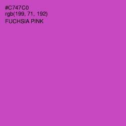 #C747C0 - Fuchsia Pink Color Image