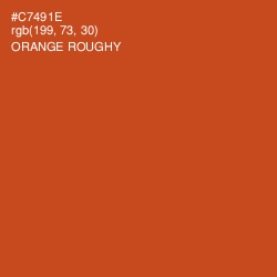 #C7491E - Orange Roughy Color Image