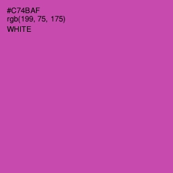 #C74BAF - Mulberry Color Image