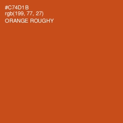 #C74D1B - Orange Roughy Color Image