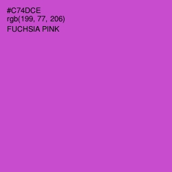 #C74DCE - Fuchsia Pink Color Image