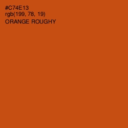 #C74E13 - Orange Roughy Color Image