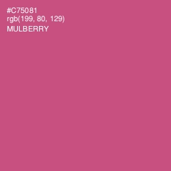#C75081 - Mulberry Color Image