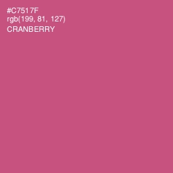 #C7517F - Cranberry Color Image
