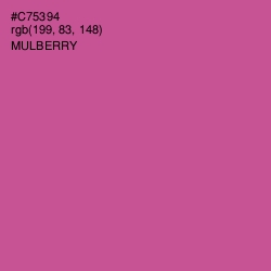 #C75394 - Mulberry Color Image
