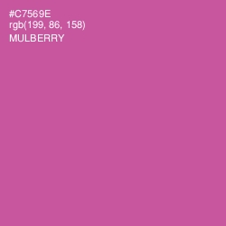 #C7569E - Mulberry Color Image