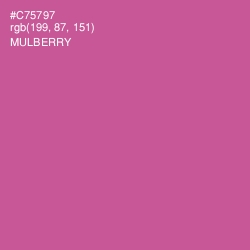 #C75797 - Mulberry Color Image