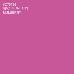 #C75798 - Mulberry Color Image