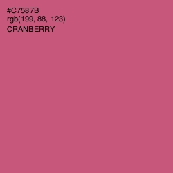 #C7587B - Cranberry Color Image