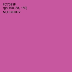 #C7589F - Mulberry Color Image