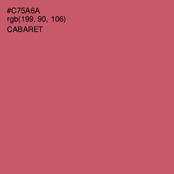 #C75A6A - Cabaret Color Image