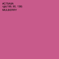 #C75A8A - Mulberry Color Image