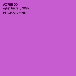 #C75BD0 - Fuchsia Pink Color Image