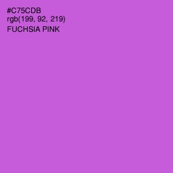 #C75CDB - Fuchsia Pink Color Image