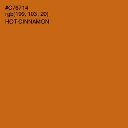 #C76714 - Hot Cinnamon Color Image