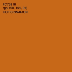 #C76818 - Hot Cinnamon Color Image