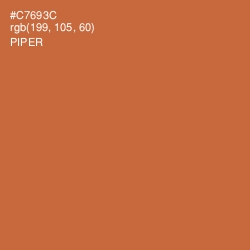 #C7693C - Piper Color Image
