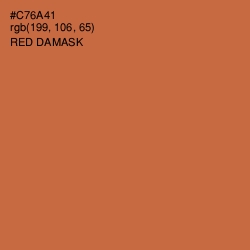 #C76A41 - Red Damask Color Image