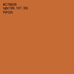 #C76B35 - Piper Color Image
