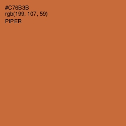 #C76B3B - Piper Color Image