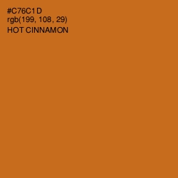 #C76C1D - Hot Cinnamon Color Image