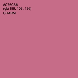 #C76C88 - Charm Color Image