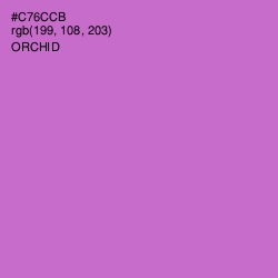 #C76CCB - Orchid Color Image