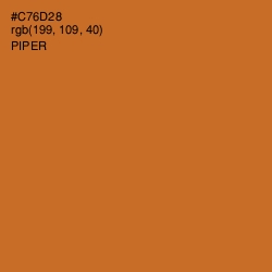 #C76D28 - Piper Color Image