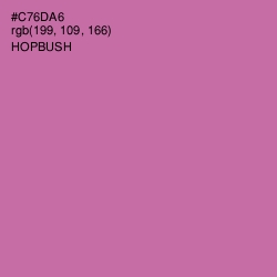 #C76DA6 - Hopbush Color Image