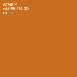 #C76E20 - Piper Color Image
