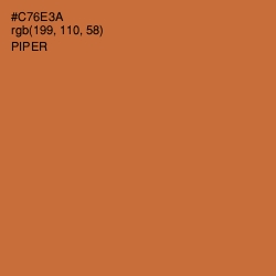 #C76E3A - Piper Color Image
