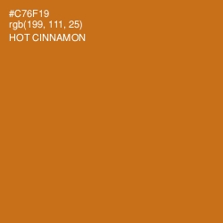 #C76F19 - Hot Cinnamon Color Image