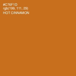 #C76F1D - Hot Cinnamon Color Image