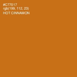 #C77017 - Hot Cinnamon Color Image