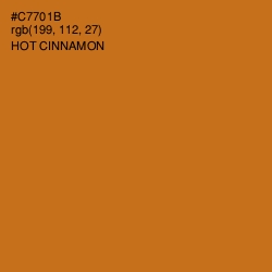 #C7701B - Hot Cinnamon Color Image