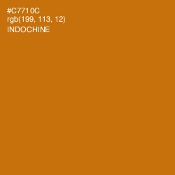 #C7710C - Indochine Color Image