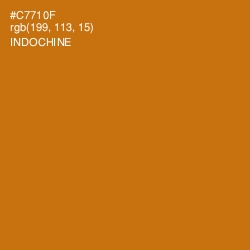 #C7710F - Indochine Color Image