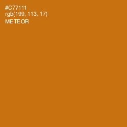 #C77111 - Meteor Color Image