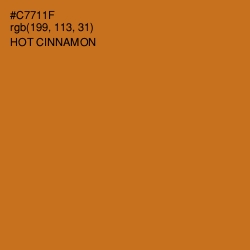 #C7711F - Hot Cinnamon Color Image