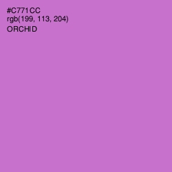 #C771CC - Orchid Color Image
