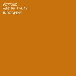 #C7720C - Indochine Color Image