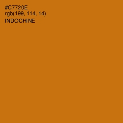 #C7720E - Indochine Color Image