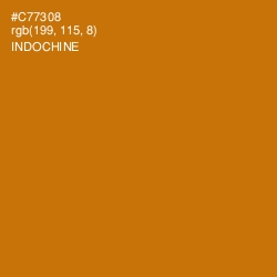 #C77308 - Indochine Color Image