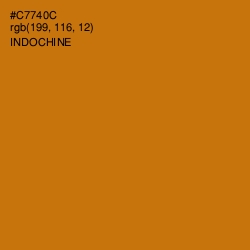 #C7740C - Indochine Color Image