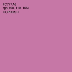 #C777A6 - Hopbush Color Image