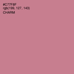 #C77F8F - Charm Color Image