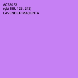 #C780F3 - Lavender Magenta Color Image