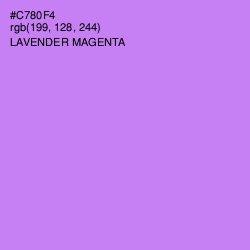 #C780F4 - Lavender Magenta Color Image