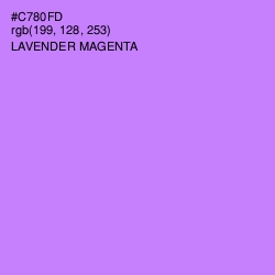 #C780FD - Lavender Magenta Color Image