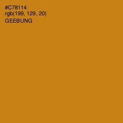 #C78114 - Geebung Color Image